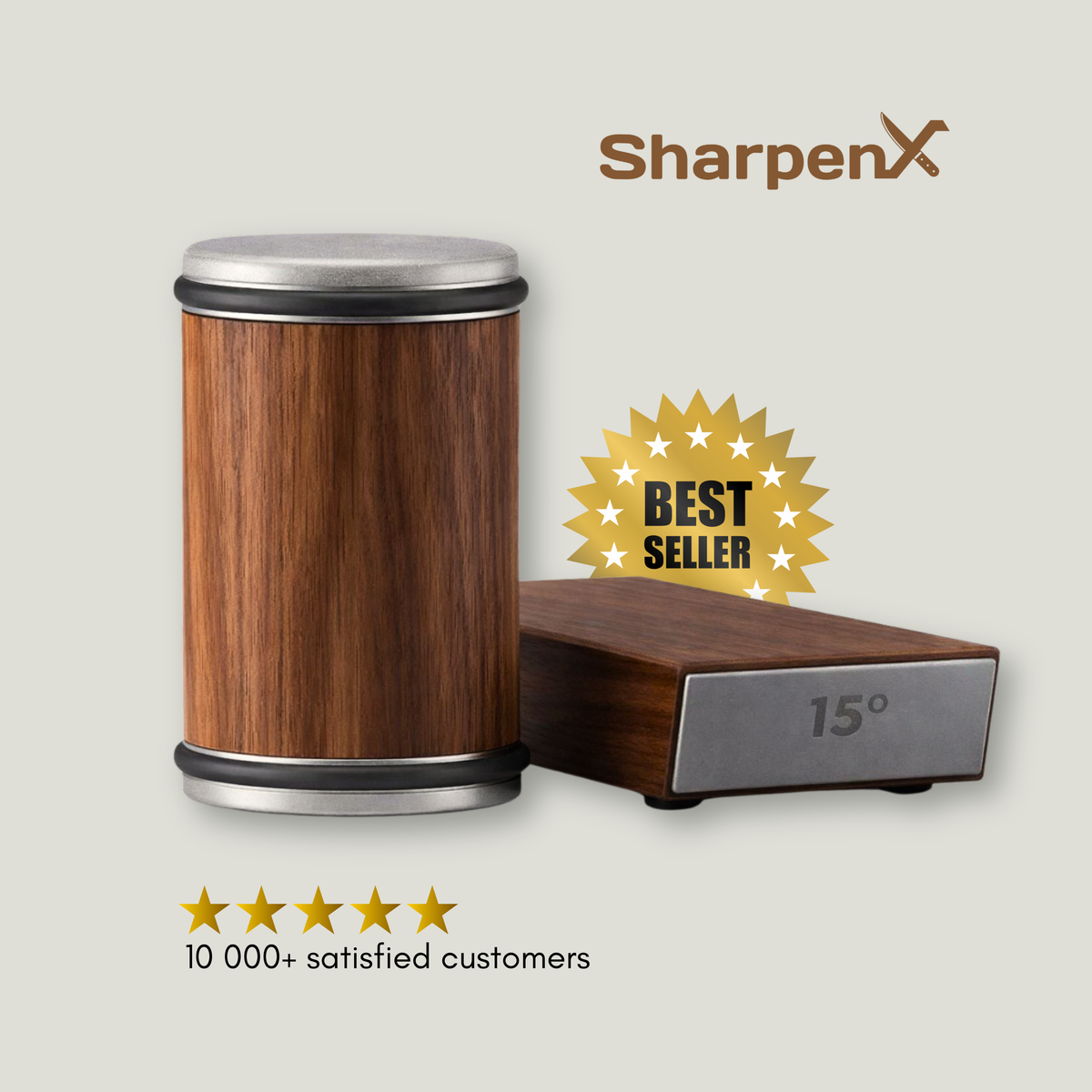 Diamond Knife Sharpener for Home Kitchen SharpenX