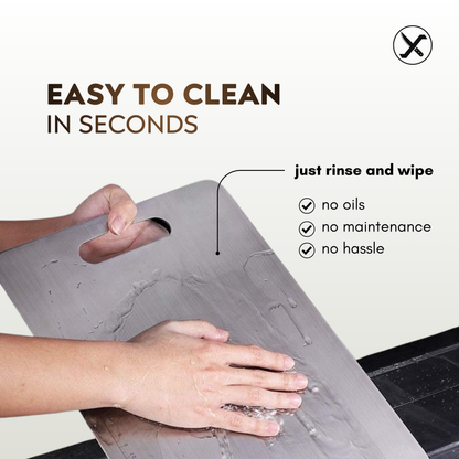 Stainless Steel Cutting Board Set for Everyday Kitchen SharpenX