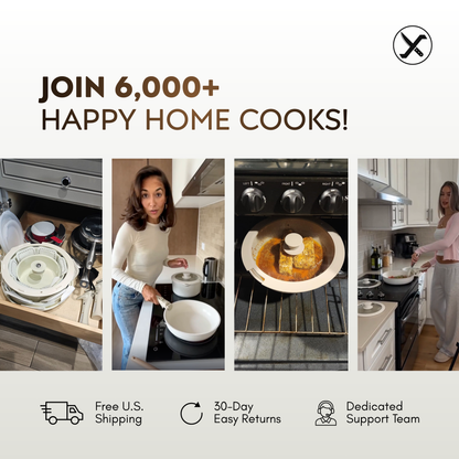 17-Piece Ceramic Non-Stick Cookware Set – Pots and Pans for Family Cooking, Induction Ready