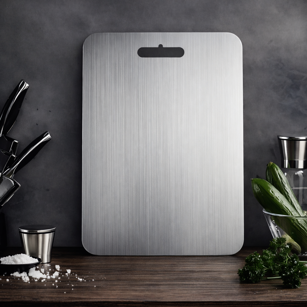 Stainless Steel Cutting Board Set for Everyday Kitchen SharpenX
