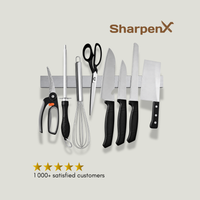 Stainless Steel Wall Mount Strip Magnetic Knife Holder SharpenX