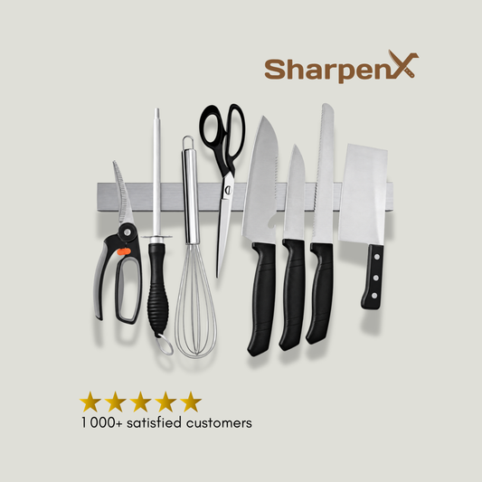 Stainless Steel Wall Mount Strip Magnetic Knife Holder SharpenX