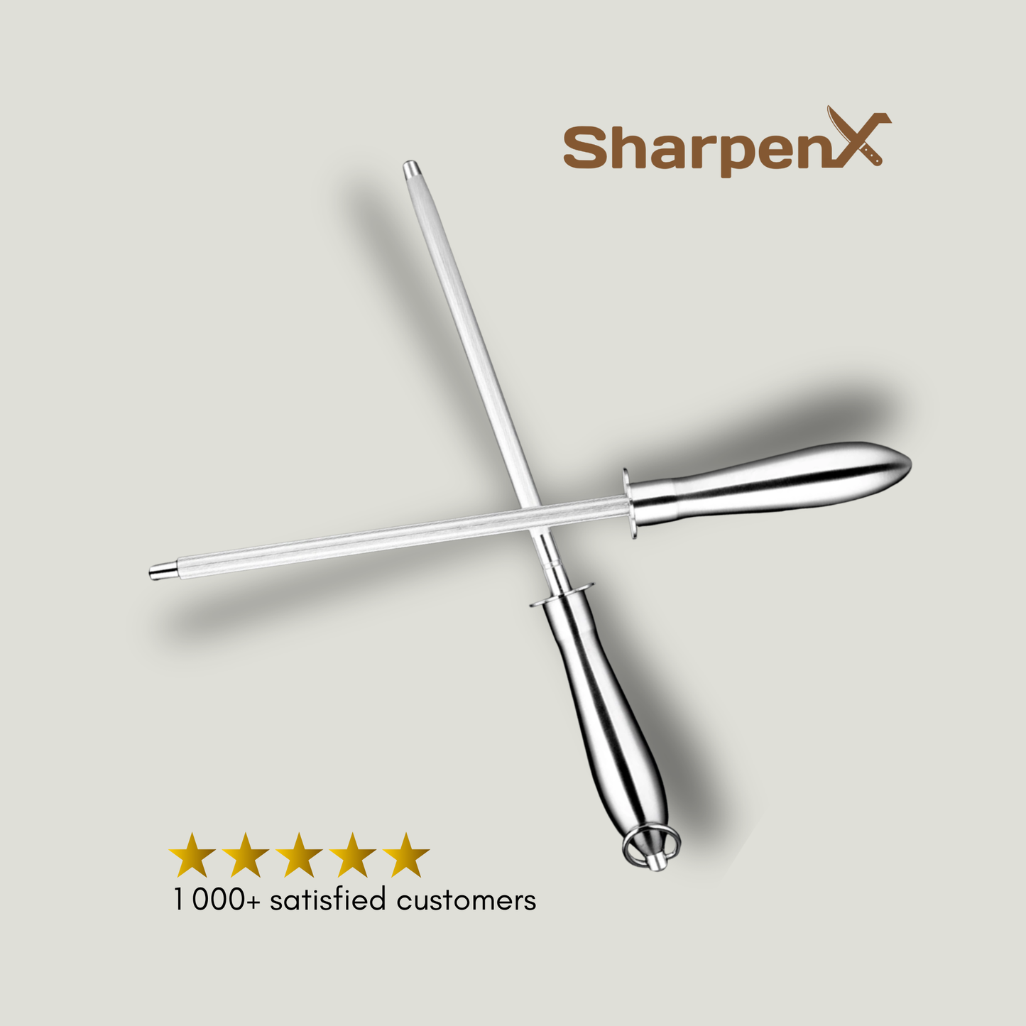 Knife Honing Rod for Kitchen – Maintain Sharp Blades SharpenX