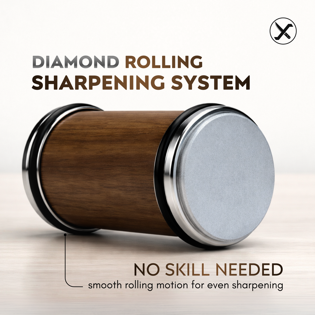 Diamond Knife Sharpener for Home Kitchen SharpenX