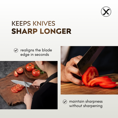 Knife Honing Rod for Kitchen – Maintain Sharp Blades SharpenX