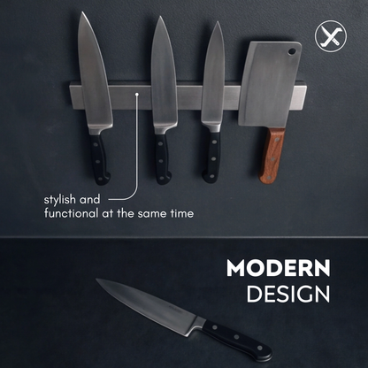 Stainless Steel Wall Mount Strip Magnetic Knife Holder SharpenX