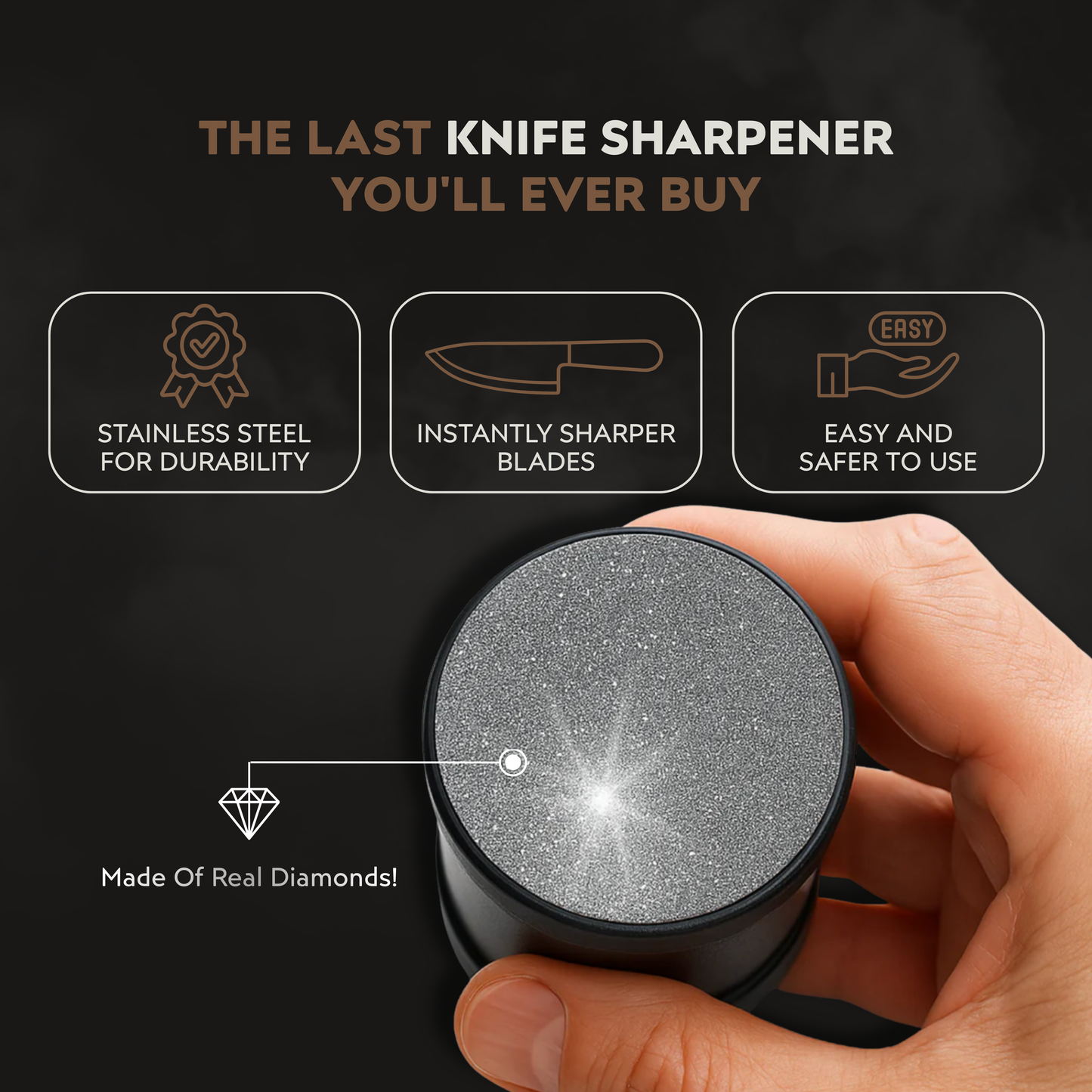 SharpenX™ - Diamond Knife Sharpener
